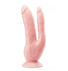 Телесный фаллоимитатор 8 Inch DP Cock - 20,32 см.