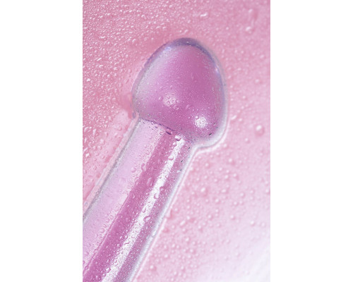 Фиолетовый фаллоимитатор Jelly Dildo M - 18 см.