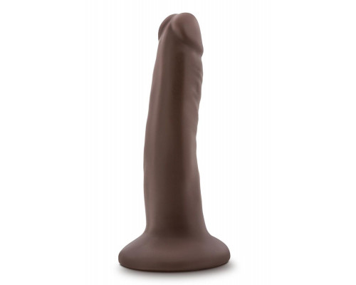 Коричневый фаллоимитатор-реалистик 5 Inch Posable Dildo - 13,9 см.