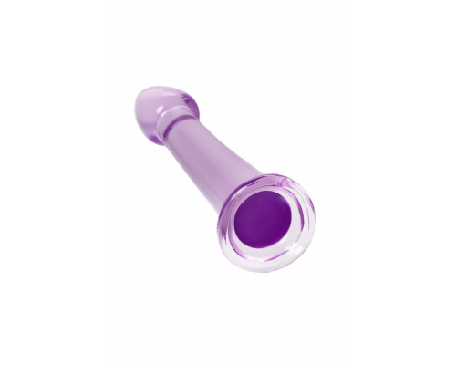 Фиолетовый фаллоимитатор Jelly Dildo M - 18 см.