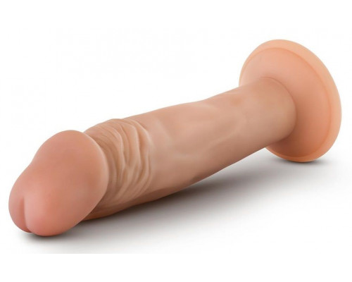 Телесный фаллоимитатор-реалистик 6 Inch Posable Dildo - 16,5 см.