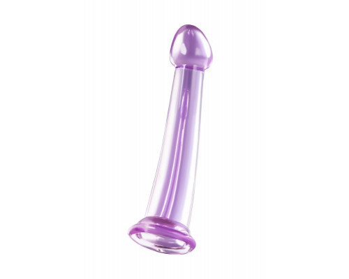 Фиолетовый фаллоимитатор Jelly Dildo M - 18 см.