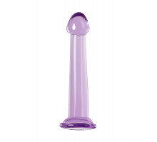 Фиолетовый фаллоимитатор Jelly Dildo S - 15,5 см.