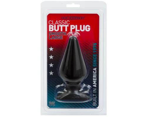 Заказать Анальная пробка Butt Plugs Smooth Classic Large - 14 см.