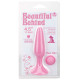 Заказать Розовая анальная пробка BEAUTIFUL BEHIND SILICONE BUTT PLUG - 11,4 см.