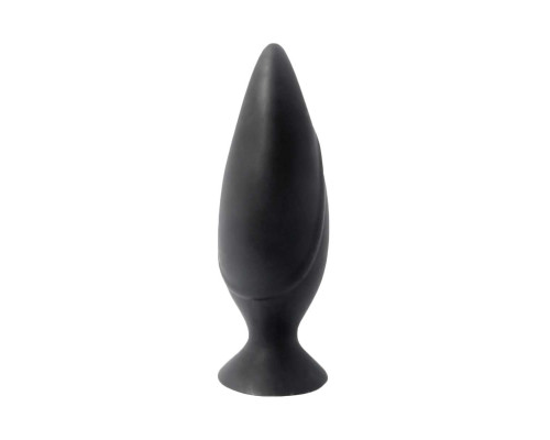 Заказать Черная большая анальная пробка Mojo Spades Large Butt Plug - 12 см.