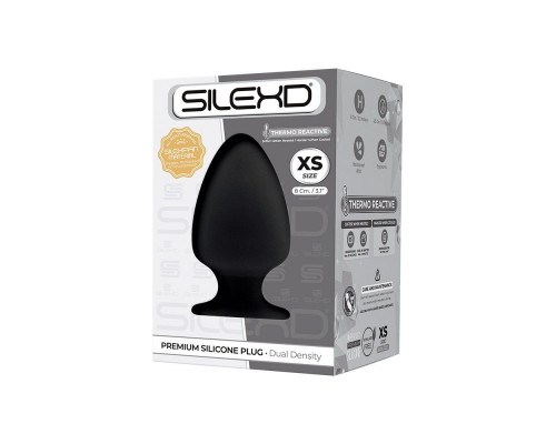 Заказать Черная анальная втулка Premium Silicone Plug XS - 8 см.