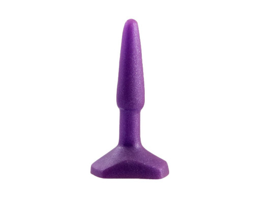 Фиолетовый анальный стимулятор Small Anal Plug Purple - 12 см.