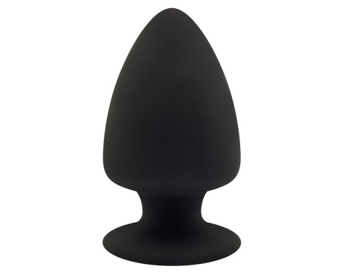 Заказать Черная анальная втулка Premium Silicone Plug M - 11 см.