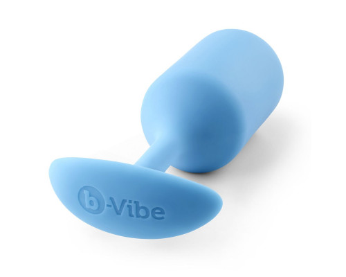 Заказать Голубая пробка для ношения B-vibe Snug Plug 3 - 12,7 см.