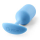 Заказать Голубая пробка для ношения B-vibe Snug Plug 3 - 12,7 см.