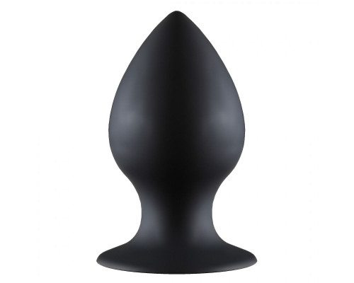 Чёрная анальная пробка Thick Anal Plug Small - 7,8 см.