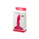 Розовый анальный стимулятор Beginners p-spot massager - 11 см.