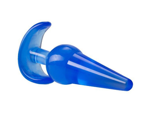 Синяя анальная пробка в форме якоря Large Anal Plug - 12,2 см.