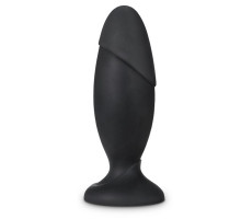 Черная силиконовая пробка Silicone Rocket Plug - 16,5 см.