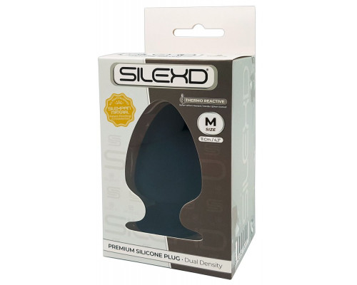 Заказать Черная анальная втулка Premium Silicone Plug M - 11 см.