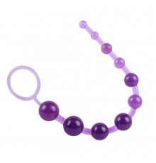 Фиолетовая анальная цепочка Sassy Anal Beads - 26,7 см.