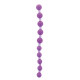 Заказать Фиолетовая анальная цепочка JUMBO JELLY THAI BEADS CARDED LAVENDER - 31,8 см.