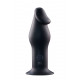 Заказать Черный анальный вибромассажер 5INCH RECHARGEABLE BUTTPLUG - 12,7 см.