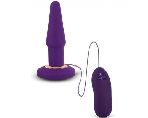 Заказать Фиолетовая анальная вибропробка APEX BUTT PLUG LARGE PURPLE - 15 см.