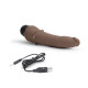 Заказать Коричневый анальный вибратор 7  Slim Anal Realistic Vibrator - 20 см.