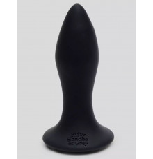 Черная анальная вибропробка Sensation Rechargeable Vibrating Butt Plug - 8,9 см.