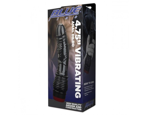 Заказать Черный анальный вибратор 4.75  Vibrating Anal Dildo