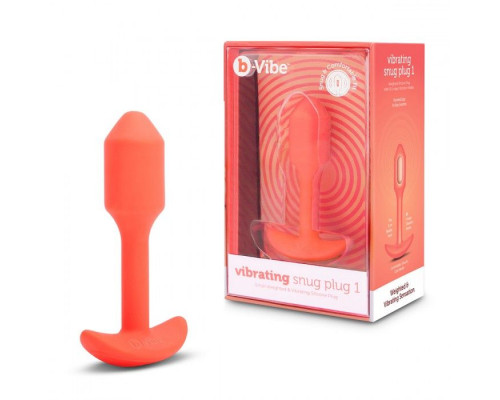 Заказать Оранжевая вибропробка для ношения B-vibe Snug Plug 1 - 10 см.