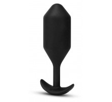 Черная вибропробка для ношения Vibrating Snug Plug 5 - 16,5 см.