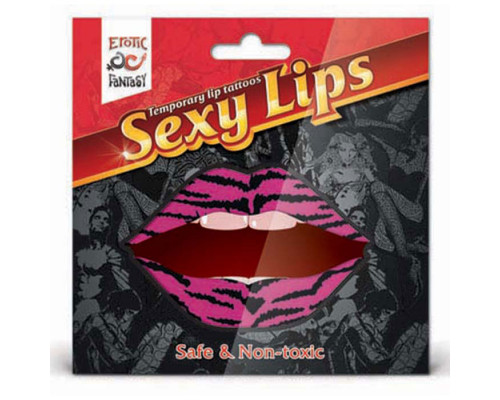 Заказать Lip Tattoo Тигровый розовый