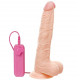 Заказать Телесный вибромассажёр на присоске G-GIRL STYLE 9INCH VIBRATING DONG - 22,9 см.