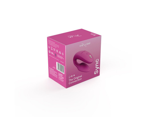 Розовый вибратор для пар We-Vibe Sync 2