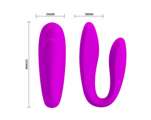 Заказать Вибромассажер для пар Letitia с пультом ДУ