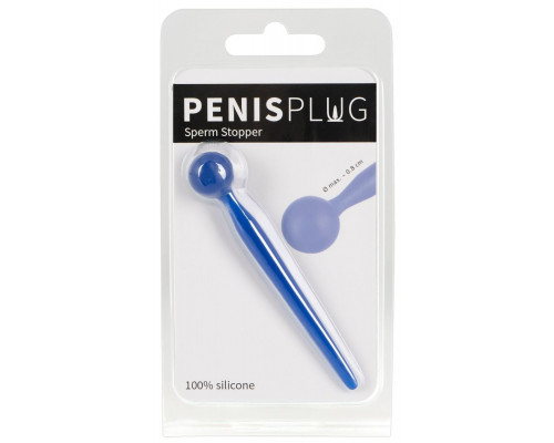 Заказать Синий уретральный стимулятор Penis Plug - 9,6 см.