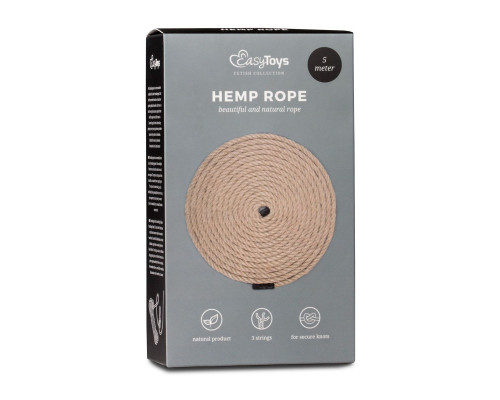 Заказать Пеньковая веревка для связывания Hemp Rope - 5 м.