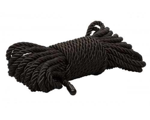 Черная веревка для бондажа BDSM Rope - 10 м.