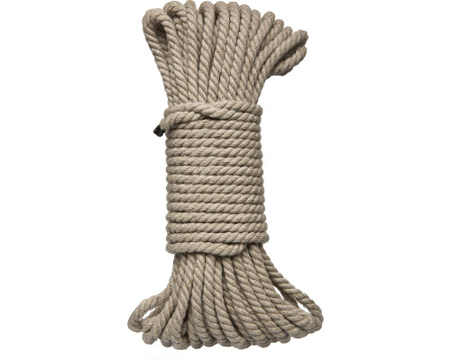 Бондажная пеньковая верёвка Kink Bind   Tie Hemp Bondage Rope 50 Ft - 15 м.