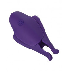 Фиолетовые виброзажимы для сосков Nipple Play Rechargeable Nipplettes