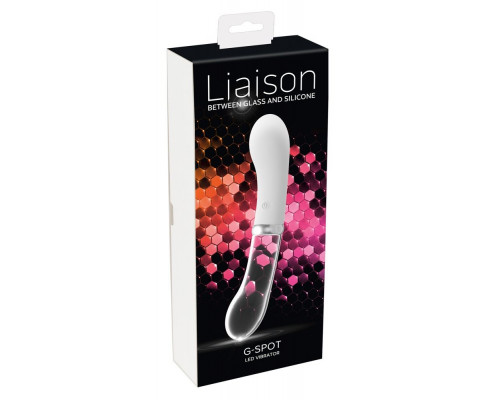 Двусторонний вибратор G-Spot LED - 18 см.