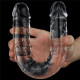 Заказать Прозрачный двусторонний фаллоимитатор Flawless Clear Double Dildo - 30 см.