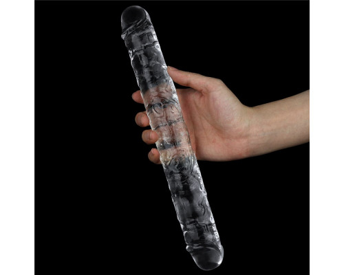 Заказать Прозрачный двусторонний фаллоимитатор Flawless Clear Double Dildo - 30 см.