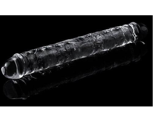 Заказать Прозрачный двусторонний фаллоимитатор Flawless Clear Double Dildo - 30 см.