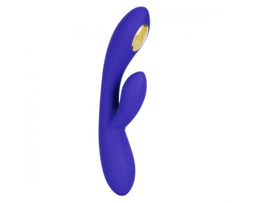 Заказать Фиолетовый вибратор с функцией электростимуляции Intimate E-Stimulator Dual Wand - 21,5 см.