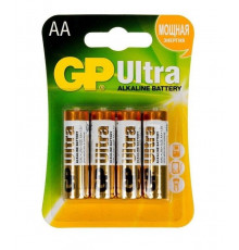 Батарейки алкалиновые GP Ultra Alkaline AA/LR6 - 4 шт.