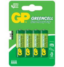 Батарейки солевые GP GreenCell AAA/R03G - 4 шт.