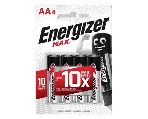 Заказать Батарейки Energizer MAX E91/AA 1,5V - 4 шт.