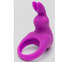 Фиолетовое эрекционное виброкольцо Happy Rabbit Cock Ring Kit