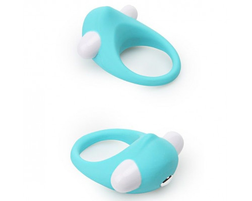 Заказать Голубое эрекционное кольцо LIT-UP SILICONE STIMU RING 6