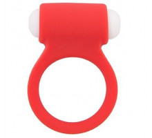 Красное эрекционное виброкольцо LIT-UP SILICONE STIMU RING 3 RED