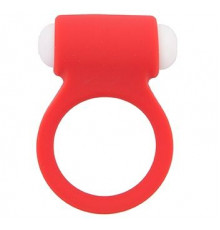 Красное эрекционное виброкольцо LIT-UP SILICONE STIMU RING 3 RED